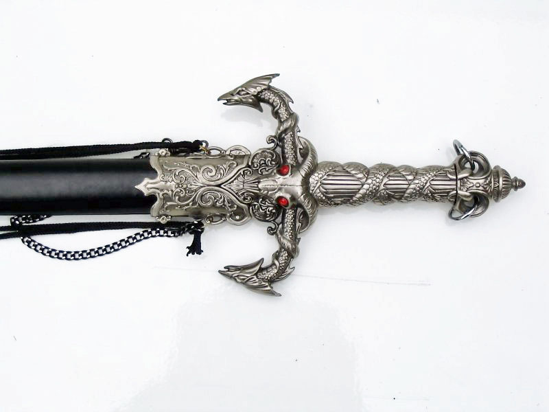 Holzschwert Odin's Schwert - 107cm Mit Leder Griff Für Kinder