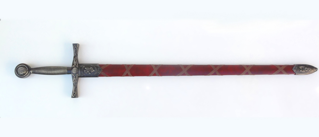 Denix Excalibur Sword, brass-coloured 1