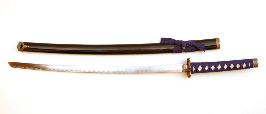 Samurai Katana blau 2