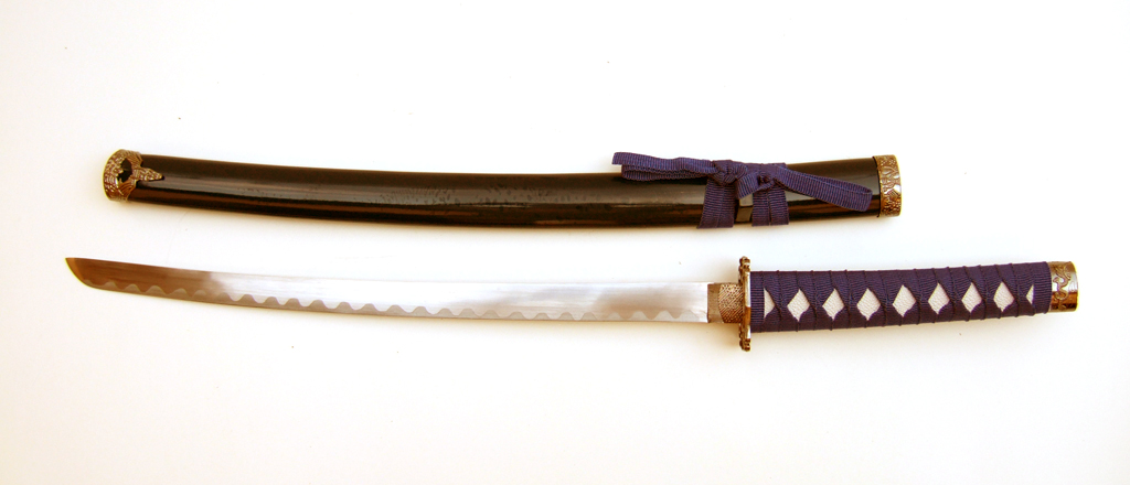 Samurai Wakizashi blue 2