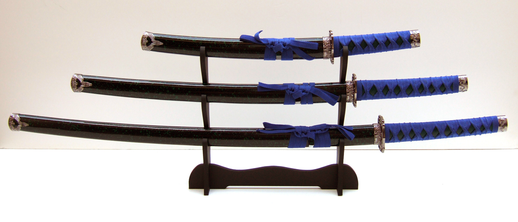 Samurai swords set, quartered \"Warrior\" 1