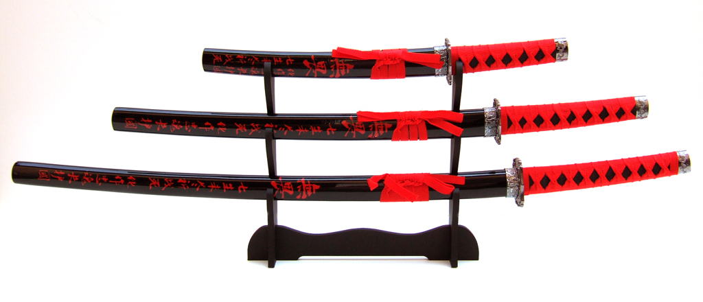 4-teiliges Samurai-Schwerter-Set \"Bushido\" 1