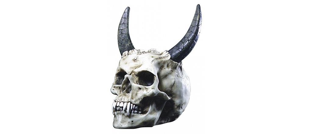 Devils Skull with Horns 1