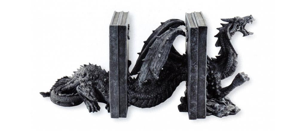 Dragon Bookends, threeparted 1