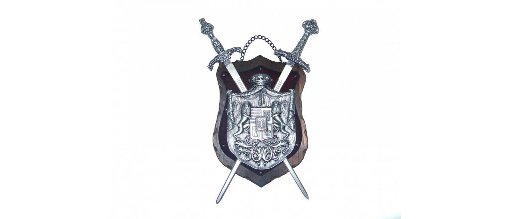 Deko Wandschild mit Wappen 1