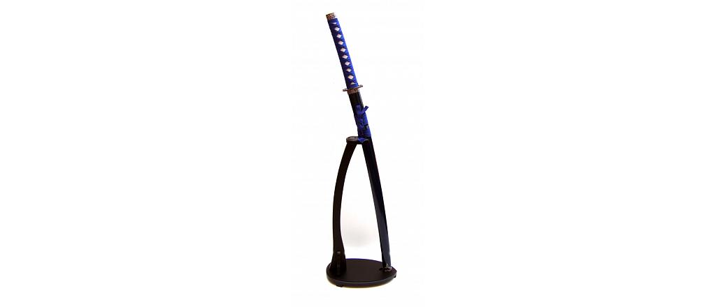 Samurai Katana blue with katana stand 1