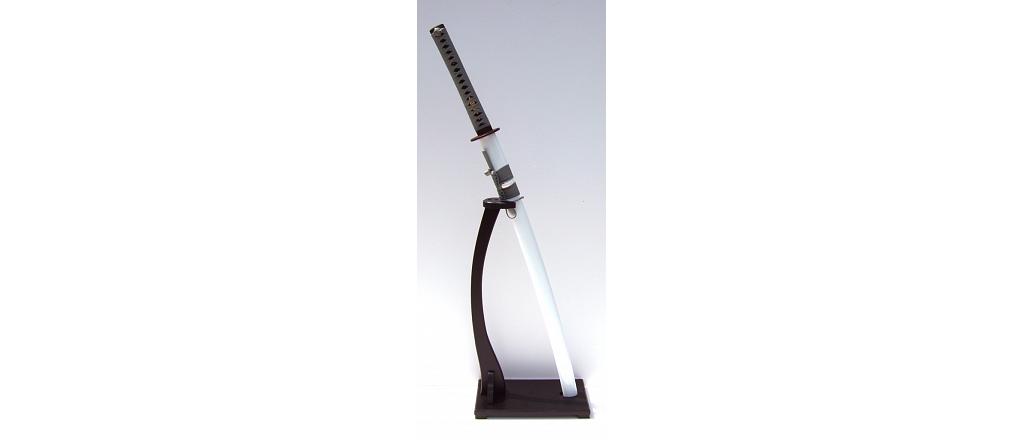 Samurai Katana \"Spirit\", handgefertigt mit Katana-Ständer 1