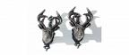 Wall mount deer heads