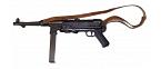 Denix German MP 40 \"Schmeisser\" with belt - Replica