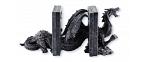Dragon Bookends, threeparted