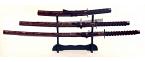 Samurai swords set, quartered \"Musashi\"