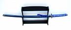 Samurai Katana blau mit Wandhalterung Samurai Katana blau mit Wandhalterung