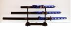 Samurai swords set, quartered \"Kill Bill\"