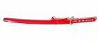 Samurai Katana rot, handgefertigt Samurai Katana rot, handgefertigt