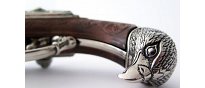 Denix Revolving 4 barrel flintlock pistol - Replica 6