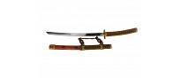 Samurai swords set, quartered, orange 10