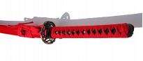 Damascus Katana red, handmade 3