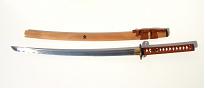 Samurai Katana \"Wood\", handmade with wallhanger 6