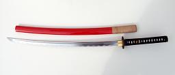 Samurai Katana \"Kotaro\", handmade with wallhanger 5