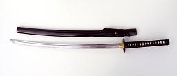 Samurai Katana \"Kenpo\", handmade with katana stand 3