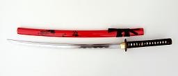 Samurai Katana \"Nature\", handmade with katana stand 5