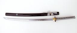 Samurai Katana \"Ninjutsu\", handmade with katana stand 3