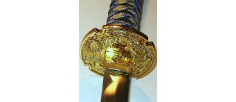 Samurai-Sword, Wakizashi, blue 2