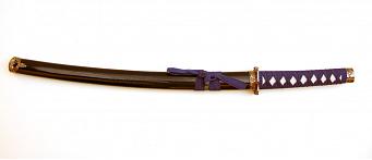 4-teiliges Samurai-Schwerter-Set, blau 3