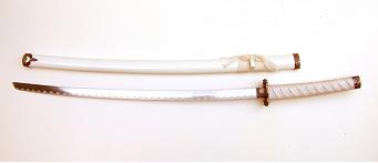 Samurai swords set, quartered \"Spirit\" with wallhanger 2