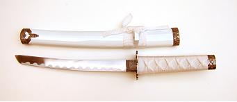 Samurai swords set, quartered \"Spirit\" with wallhanger 4