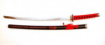 Samurai swords set, quartered \"Bushido\" with wallhanger 2