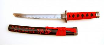 Samurai swords set, quartered \"Bushido\" with wallhanger 4
