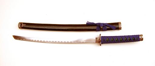 Samurai Katana \"Warrior\" mit Wandhalterung 2